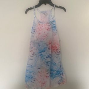 Spalding Women's Active Shirred Side Tie Dye Tank Top
